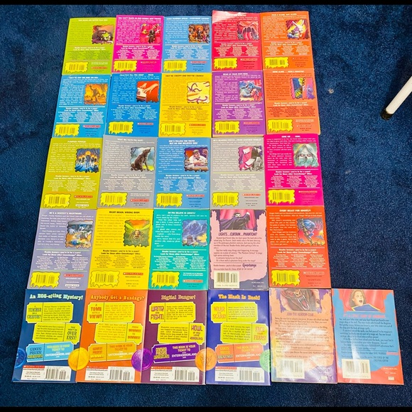 Lot Of GOOSEBUMPS Series Kid's Scary Books By R. L. Stine HorrorLand Bundle - Picture 3 of 10